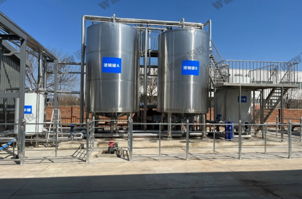 圆满交付天津某日资食品企业果葡糖浆储罐系统